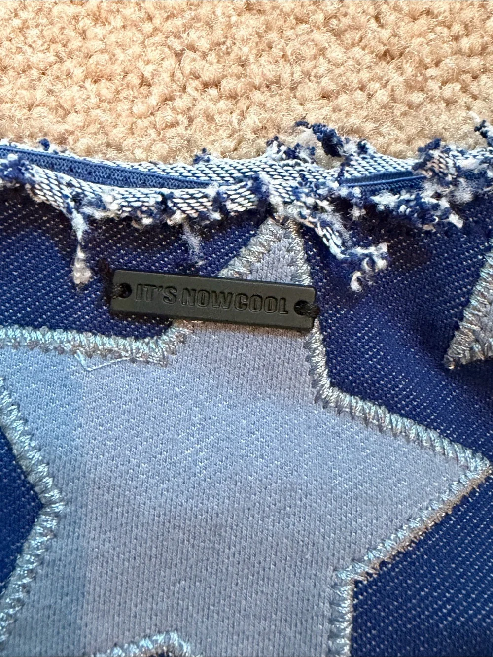 NWT new medium free people it’s cool now high curve denim star bikini bottom